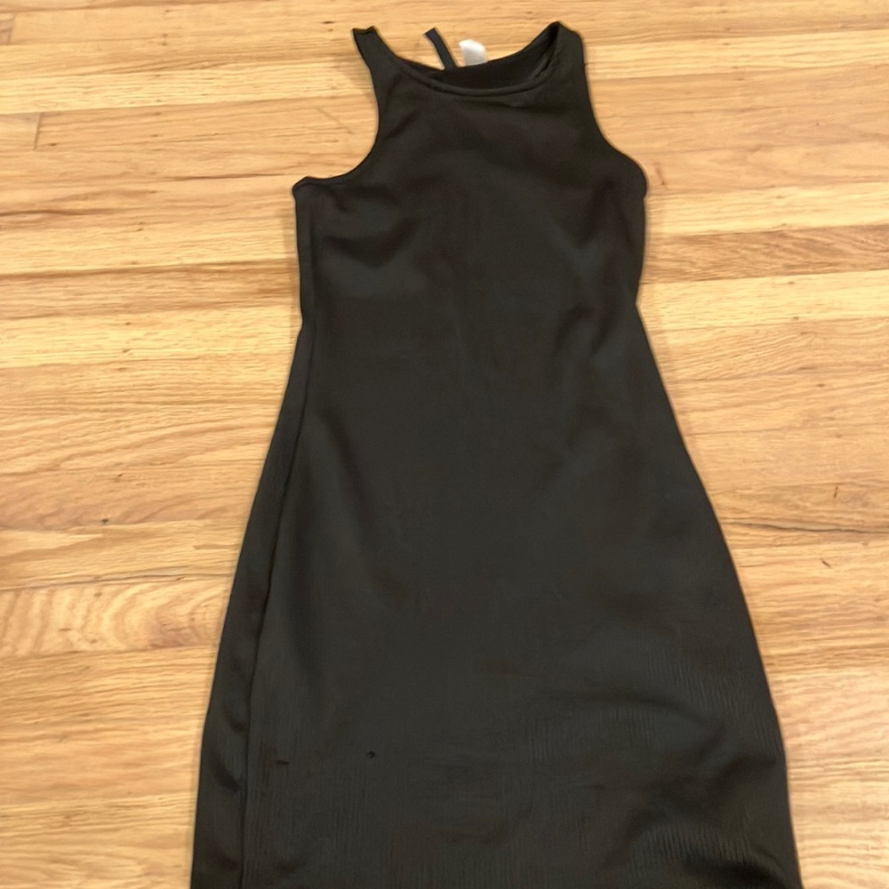 Black Halter Midi Dress for Cocktail